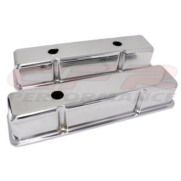 Cfr Performance CFR HZ-9519-C 1958-86 Chevy Small Block 283-305-327-350-400 Tall Smooth Valve Covers HZ-9519-C - main